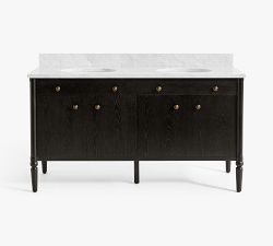 Chris Loves Julia 60" Double Sink Vanity