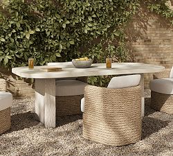 Caelis Concrete Outdoor Dining Table (86")