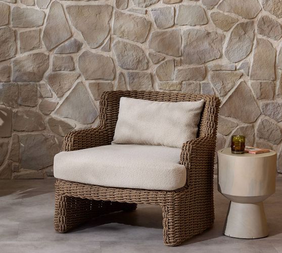 Caligo Aluminum Outdoor Lounge Chair by Pottery Barn