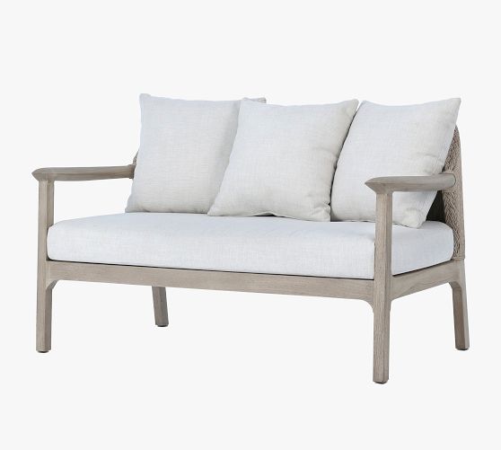 Elea Teak Outdoor Sofa (53") by Pottery Barn