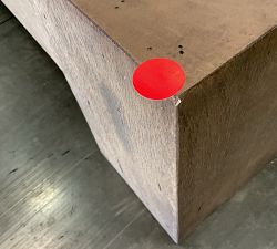 Open Box: Fia Square Coffee Table (55") - Rustic Wormwood Oak