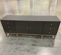 Open Box: Harrow Media Console (72") - Black Raffia