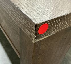 Open Box: Modern Farmhouse Rectangular Coffee Table (64") - Tahoe Brown