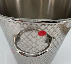 Open Box: Monique Lhuillier Trelliage Champagne Bucket - Nickel