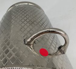Open Box: Monique Lhuillier Trelliage Champagne Bucket - Silver