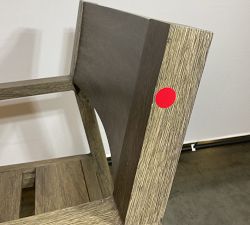 Open Box: Rockport Outdoor Dining Armchair Frame - Faux Wood Gray