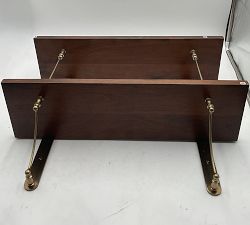 Open Box: Summerville Two-Tiered Shelf (30") - Tuscan Brown, Antique Bronze