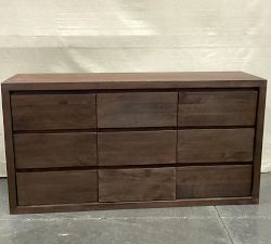 Open Box: Cayman 9 Drawer Dresser (62") - Coffee Bean