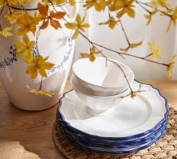 Heirloom Stoneware Cereal Bowls - Set of 4