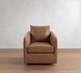 Charlotte Leather Swivel Chair