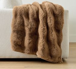 Cascade Faux Fur Throw