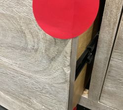 Open Box: Aptos 9 Drawer Dresser (72") - Sandwash, Antique Brass