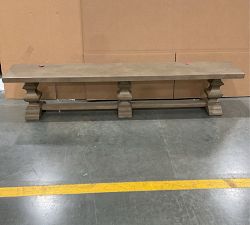 Open Box: Banks Dining Bench (92"L x 16"W) - Gray Wash
