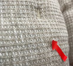 Open Box: European Flax Linen Tufted Waffle Comforter, King/Cal. King - Flax