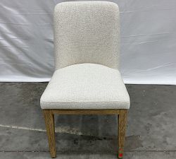 Open Box: Layton Upholstered Dining Chair - Performance Boucle Oatmeal, Seadrift