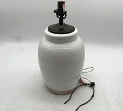Open Box: Miller Table Lamp Base, Small (26") - Ivory