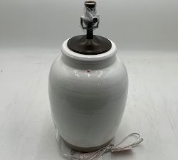 Open Box: Miller Table Lamp Base, Small (26") - Ivory