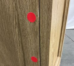 Open Box: Modular Bar Cabinet Base with Wood Doors (18"W) - Seadrift, Antique Bronze