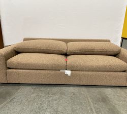 Open Box: Sierra Grand Sofa (96"), 2x2 - Performance Micro Boucle Mocha