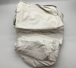 Open Box: York Slope Arm Grand Sofa Slipcover (94.5") - Twill White
