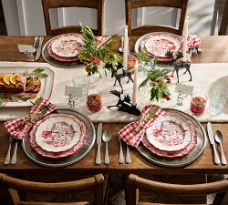 Woodland Stag Stoneware Salad Plates - Set of 4