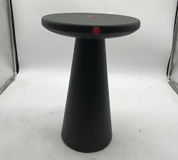 Open Box: Avila Metal Round Outdoor Accent Table, Small (12"Diam.) - Bronze