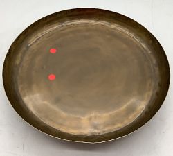 Open Box: Decorative Pedestal Bowl - Antique Brass