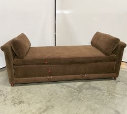 Open Box: Josie Upholstered Daybed Sleeper (88") - Performance Casual Chenille Espresso, Espresso