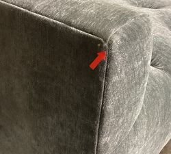 Open Box: Colt Settee (65") - Rustic Chenille Slate, Mocha