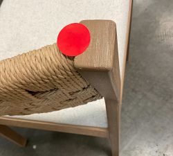 Open Box: Newport Woven Dining Chair - Boucle Oatmeal, Seadrift