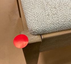 Open Box: Newport Woven Dining Chair - Boucle Oatmeal, Seadrift