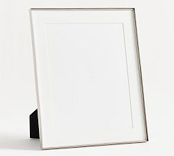 Open Box: Stowe Modern Metal Frame, 14"W x 17.25"L,  (11"W x 14"L Opening) - Silver