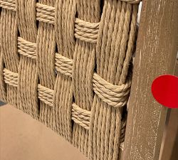 Open Box: Newport Woven Dining Chair - Boucle Oatmeal, Seadrift