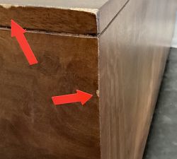 Open Box: Parkview Square Coffee Table (36"Sq x 15"H) - Dark Mango