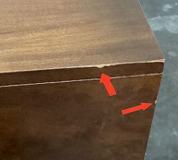 Open Box: Parkview Square Coffee Table (36"Sq x 15"H) - Dark Mango