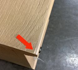 Open Box: Aubrey Modular Media Cabinet Door Base, Right (18"W x 36"H) - Seadrift