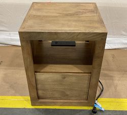 Open Box: Cayman Charging Nightstand (16") - Heirloom Wheat