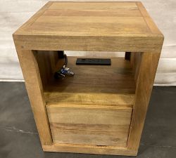 Open Box: Cayman Charging Nightstand (16") - Heirloom Wheat