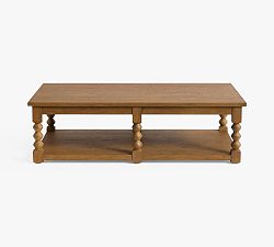 Open Box: Chris Loves Julia Stacked Ball Coffee Table (60.5") - Kindle Brown