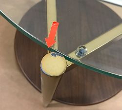 Open Box: Frog Drum Metal Outdoor Side Table, Wide (25"Dia) - Bronze