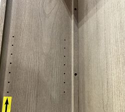 Open Box: Livingston Wide Tall Bookcase (35"W x 80"H) - Gray Wash