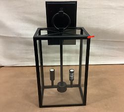 Open Box: Manor Outdoor Glass &amp; Iron Sconce (19") - Bronze