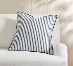 Mori Ticking Striped Pillow Cover