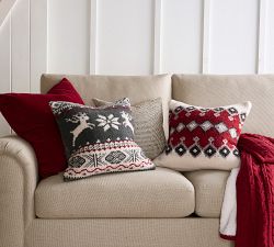 Classic Fair Isle Knit Pillow Cover
