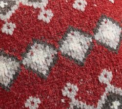 Classic Fair Isle Knit Pillow Cover