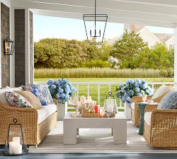 Westport Wicker Outdoor Sofa (82")
