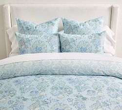 Open Box: Kravet Grandiflora Reversible Duvet Cover, King/Cal. King - Chambray Multi