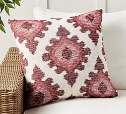 Open Box: Performance Anisa Outdoor Pillow (24"SQ) - Merlot