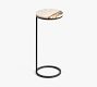 Delaney Round Marble C-Table (10")