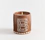 Gingerbread Alphabet Candle